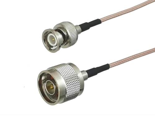1Pcs RG316 N Male Plug to BNC Male plug Connector RF Coaxial