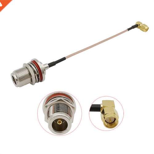 RG316 SMA Male to N Female Bulkhead RF Coaxial Connector Cab