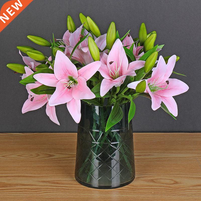 Artificial Flowers High Quality 1Pcs Clearance Latex Yellow