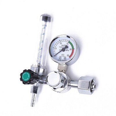 Safe Reliable Argon Regulator 0-25Mpa CO2 Mig Tig Flow Meter