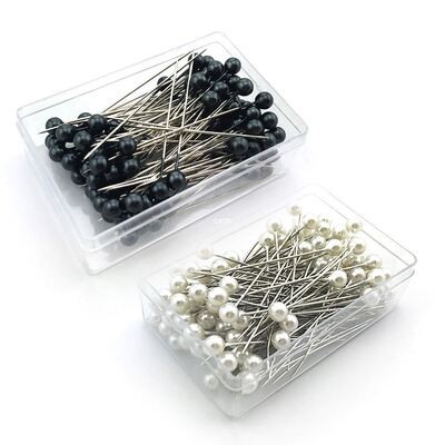 100pcs Pearl Craft Pins  Embellish Dress Making Sewing To