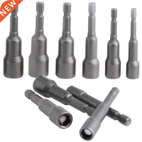 10Pcs Pneumatic Strong Power netic Nut Driver Drill Bits Set