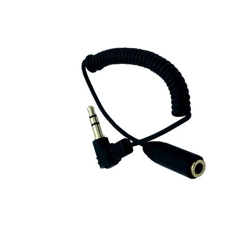 3.5mm Male To Female Jack 3 Pole 90 Degree Plug Extension Au