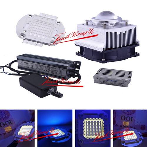 New 50W 365nm UV Ultra Violet High power LED +50w Dimmer dr