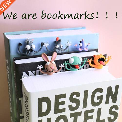 10cm Pretty Funny D Stereo Cartoon Animal Book Marker Panda