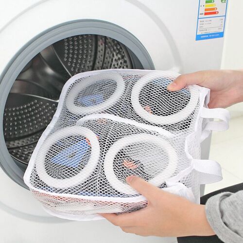 Hanging Dry Sneaker Mesh Laundry Bags Shoes Protect Wash Mac
