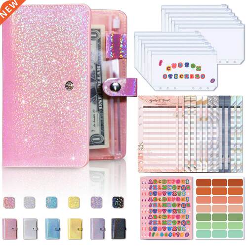 2022 A6 Gypsophila Binder Accounting Loose-Leaf Notebook Cas
