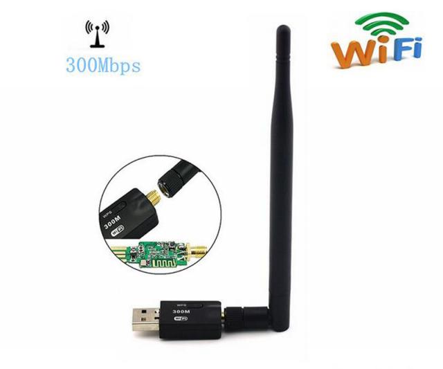 300M USB 2.0 Wireless WiFi Lan Network Receiver Card Ad