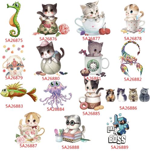 Like A Iron On Patch DIY Heat Transfer Sticker Applique Clot