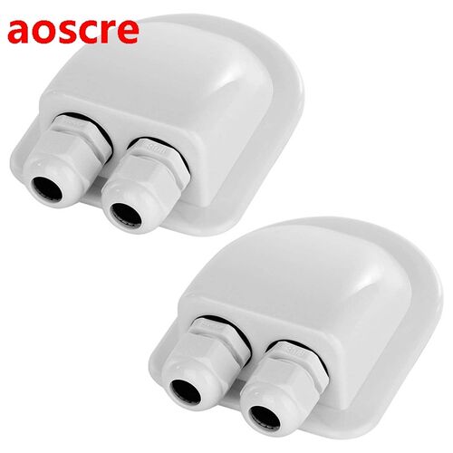 2 Pack of IP68 Waterproof Solar Cable Entry Gland, Weather R