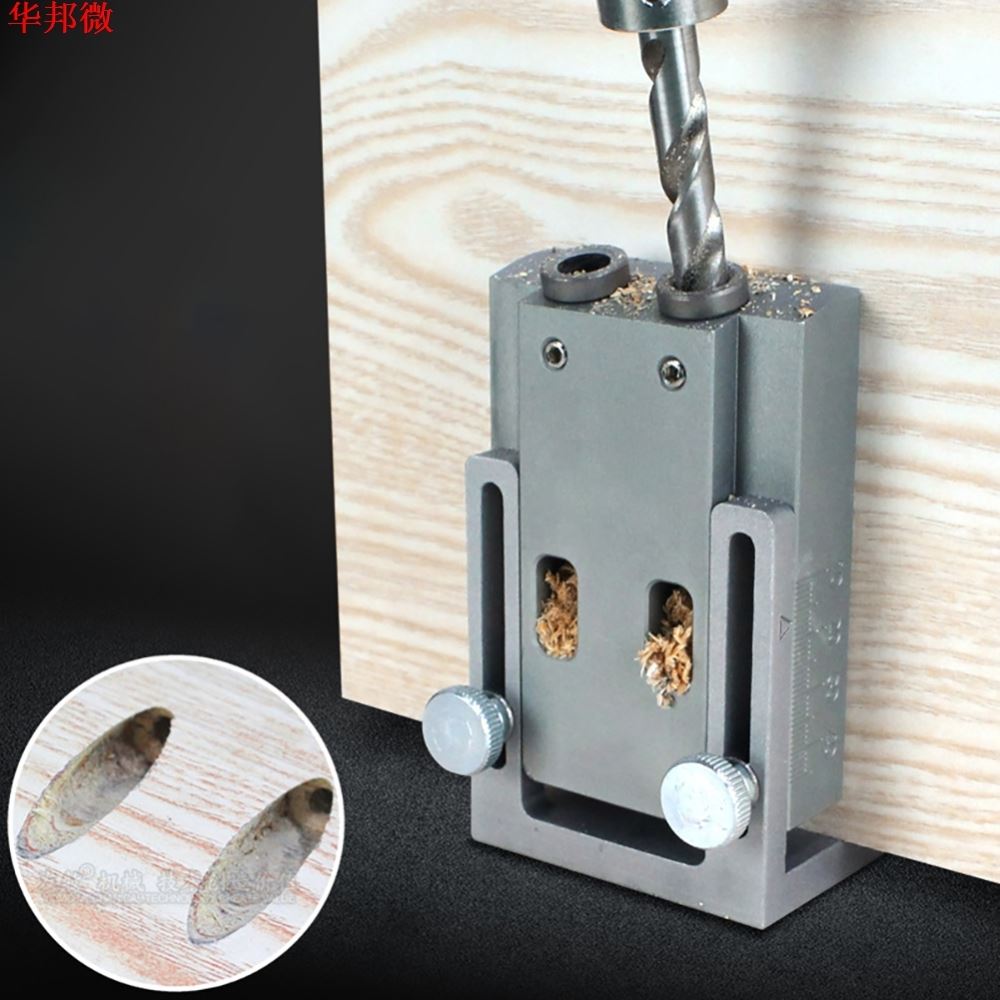 Pocket Hole Jig Kit System With Screwdriver 9mm Drill Bit Se