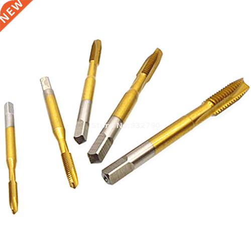 5pcs Hss Spiral Point Plug Tap M-m8 Thread Metric Straight