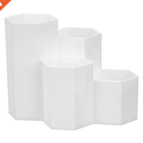 Office Stationery Hexagonal Pen Holder Creative Office Deskt