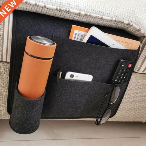 Felt Bed Sofa Pocket Bedsde Storage Organzer Phone Hangn