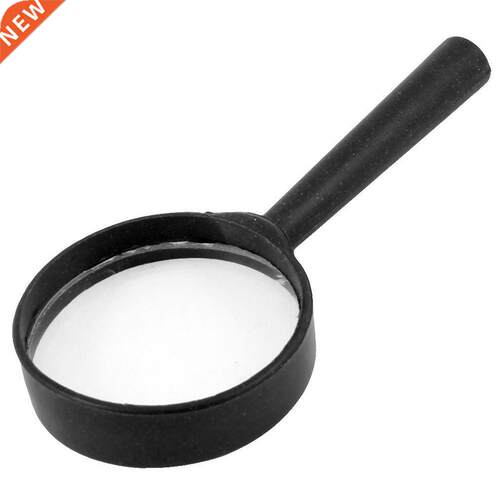 Black 5X zoom Hand-held magnifying glass diameter 40MM Black