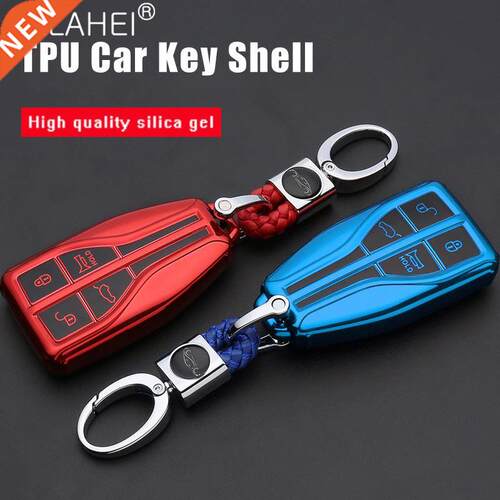 Soft TPU Car Key Case Cover Holder For Hongqi HS5 H5 H9 HS7