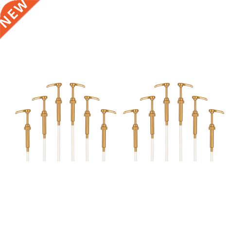 12 Pcs Coffee Milk Tea Dispenser Syrup Pump Black Liquid Dis