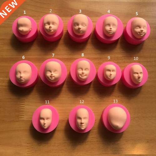 Face Silicone Mold Fondant Molds Cake Decorating Tools P