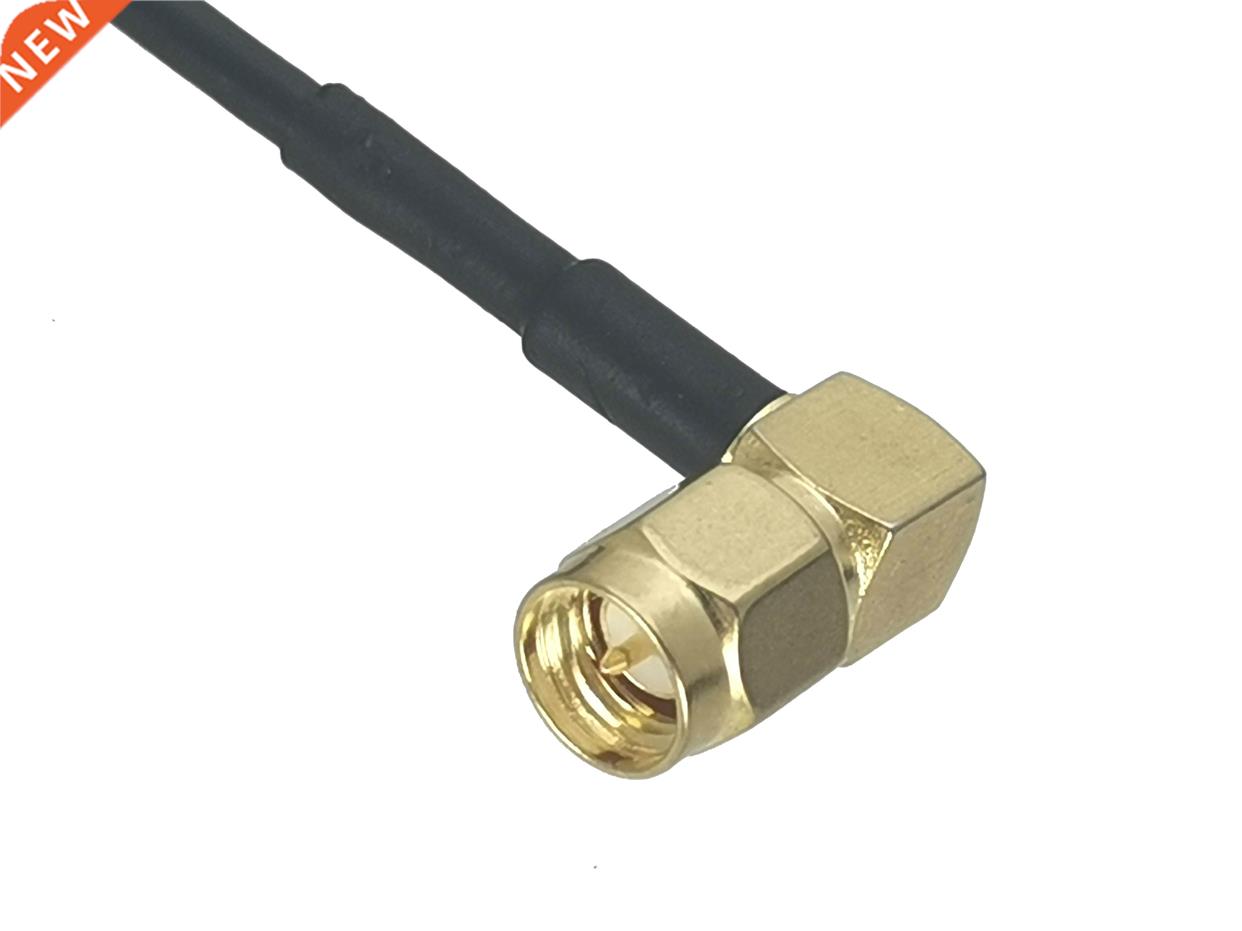 RG174 SMA Male plug Right angle to N Female jack Bulkhead Co