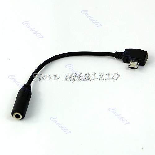 Micro USB Jack to 3.5mm Socket Cable Z17 Drop ship