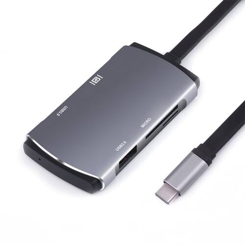 USB C Hub Type-C 3.0 To 4K HDMI-Compatible USB Security Digi