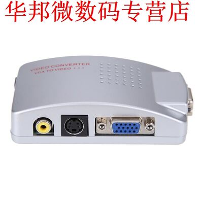 PC Laptop VGA to TV RCA Composite S-video Switch Converter S