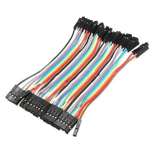 200pcs 10cm 2.54mm Female to Female Breadboard Jumper Wire C