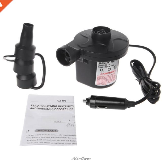 4 Pcs Electric Air Pump Portable Air Mattress Pump Inflator