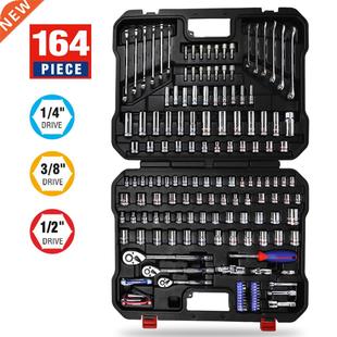 Tool 164PC WORKPRO Socket Wrench and Set Mechanic