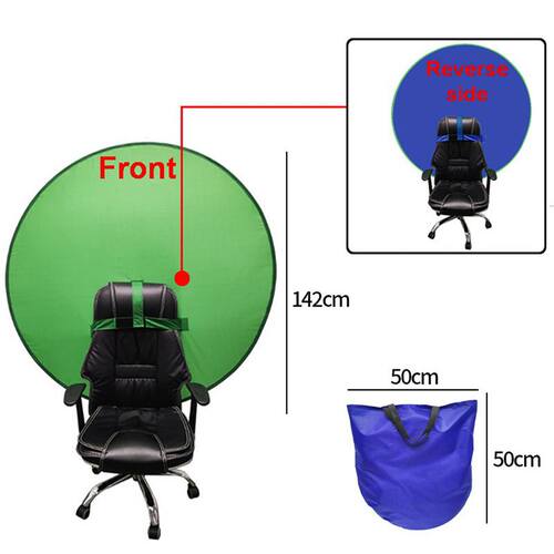 Green Screen Backdrops Photography Background Portable Fold