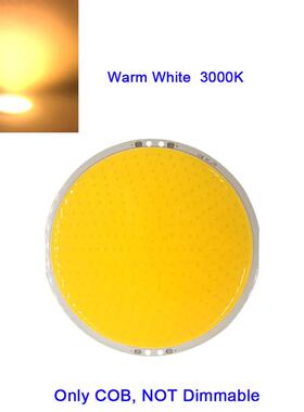 108mm Round Panel LED Lamp 12V DC COB Light 50W 6000LM with