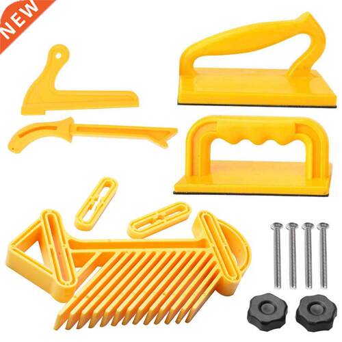 5Pcs Safety Push Block Stick Feather Board Set Woodworking R