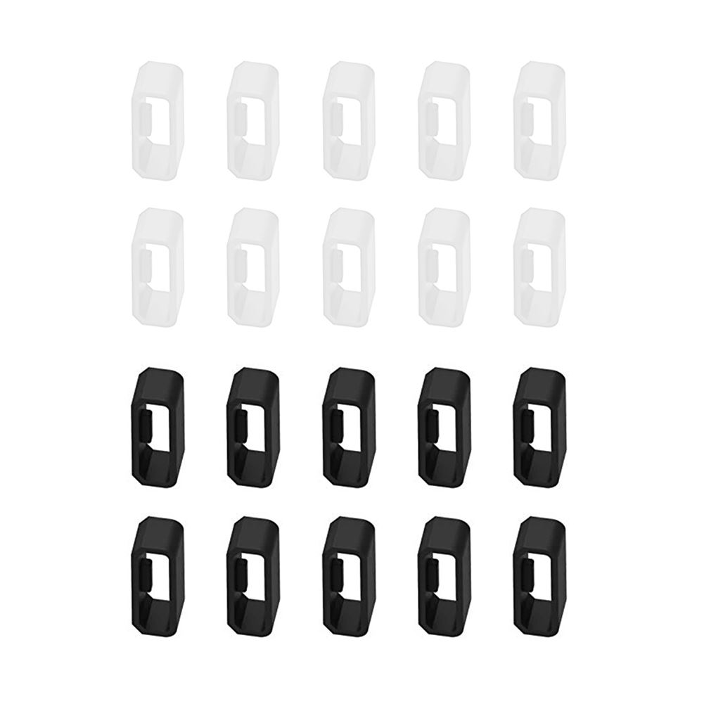10pcs Replacement Watch Strap Band Keeper Loop Silicone Secu