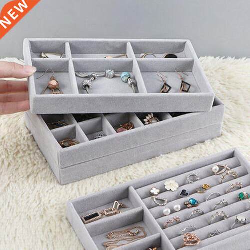 Velvet Jewelry Storage Jewel Holder Stand Bracelet Necklace