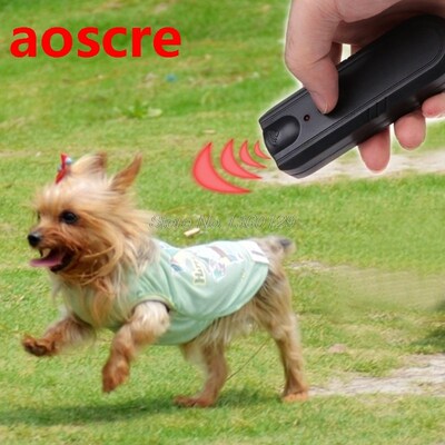 LED Ultrasonic Anti-Bark Aggressive Dog Pet Repeller Barking