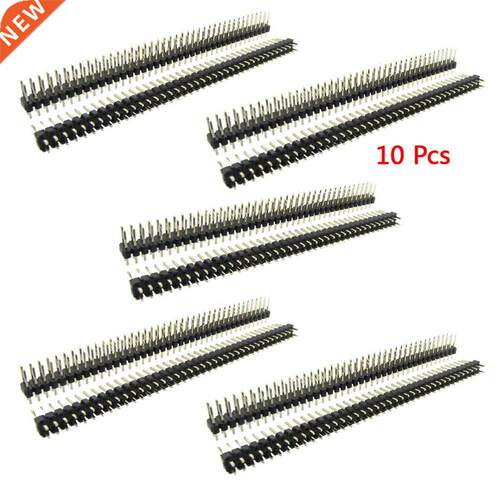 10 Pcs 2x40 Pin 2.54mm Pitch Double Row PCB Pin Heders