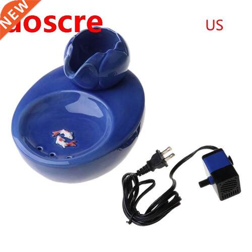 Electric Ceramics Cat Drinking Feeder Automatic Circulating