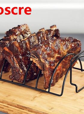 Rib Grill Stand Barbecue Rack Iron Rib Rack BBQ Tools Chicke