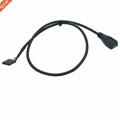50CM usbmicro 5P Female to 5Pin Female 2.54 USB header PCB
