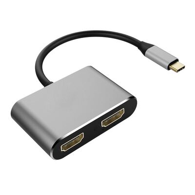 Type-C to HDMI Distributor USB3.1 HD 4K Dual Port Simultaneo