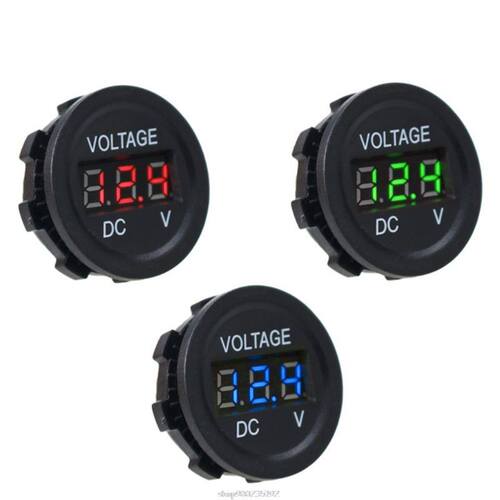 6-30V LED Digital Display Voltmeter Mini DC Voltage Gauge Me