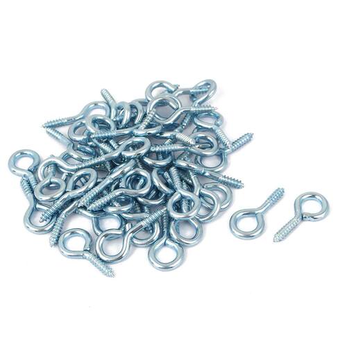 50pcs Jewelry Garden Vine Wire 3.5mm Thread Dia Eyelet Screw