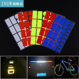 MTB Bike Reflective Stickers Waterproof Fluorescent Bicycle