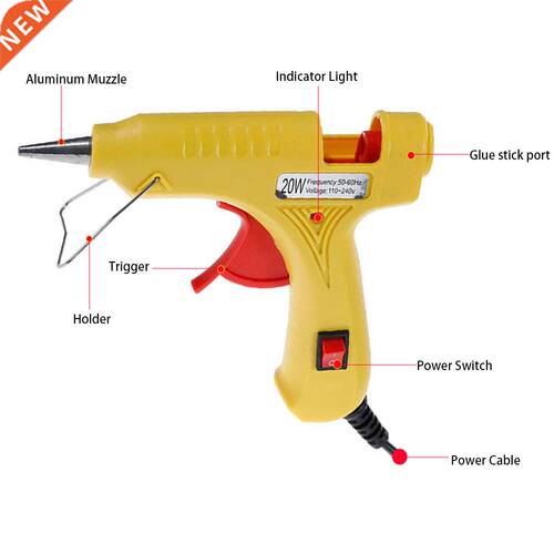 20W Electric Hot Melt Glue Gun Power Tools Multifunctional D