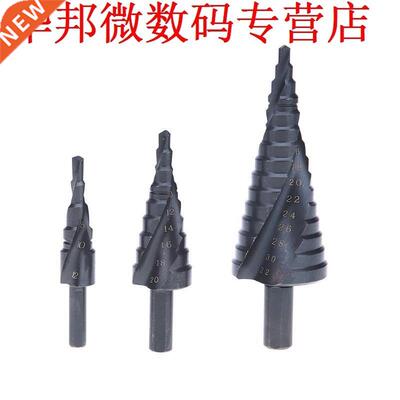 3pcs Snelheid Staal Spiraal Boor 4-12mm 4-20mm 4-32mm drieho