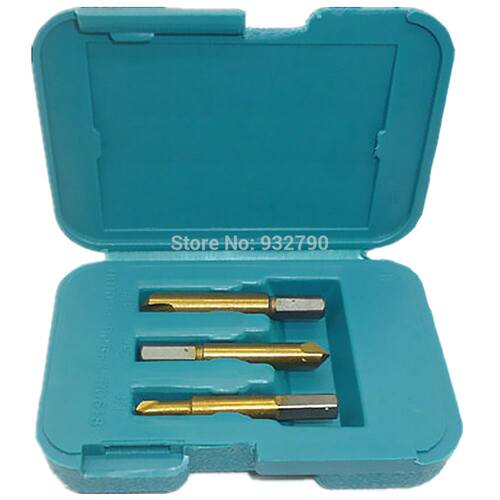 3pcs Screw Out Damaged Screw Removers Bolt Removal Extractor