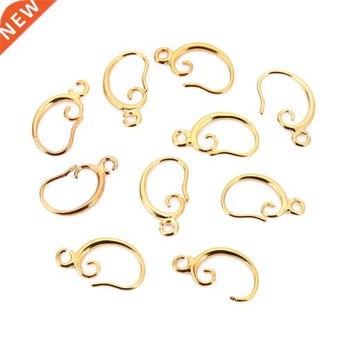 *Sauvoo 30pcs/lot Copper Ear Wre Earrng Gold Slver Antqu