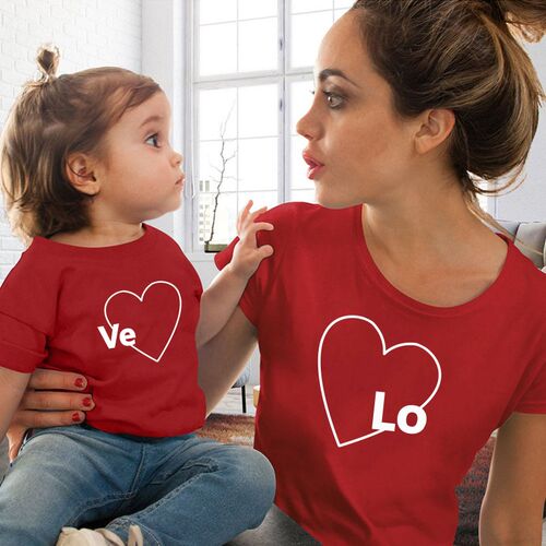 Fashion Family T-shirts mommy and me clothes mother daughter