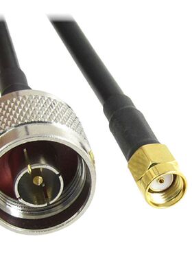 10M RPSMA Male with Female Pin to N Type Male Plug Double Sh