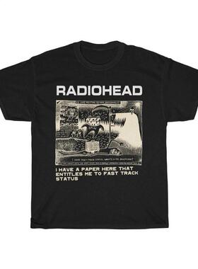 Radiohead T Shirt Men Fashion Summer Cotton T-shirts Kids Hi